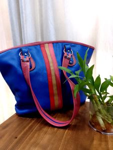 Vintage Striped Tote Bag