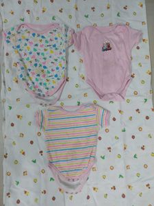 Bundle of 8 ( 3 Full and 5 Half) Baby Onesis/Rompe