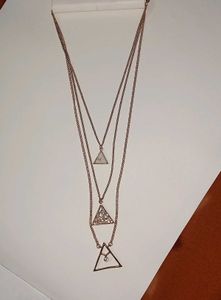 Madame: Layered Triangle Necklace