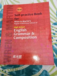 Wren & Martin Set Of Books For High School
