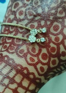 Sparkling earrings hookwith Crystal Charms
