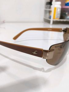Fastrack Brown Rimless Sunglasses women