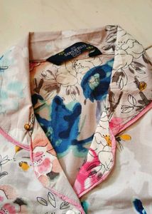 Floral Pure Cotton Pajama Set