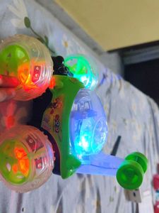 RC Stunt Car with Lights &amp; Remote