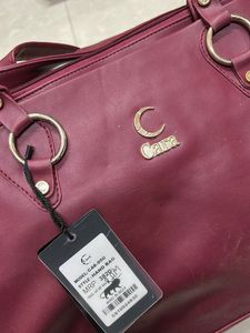 Stylish Maroon Handbag