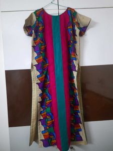 Abstract Print Kurta
