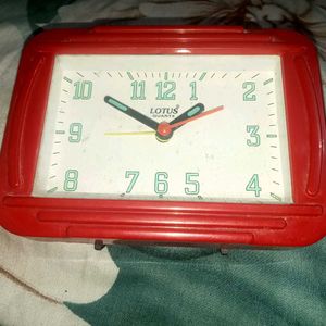 Lotus Quartz Beep Alarm Analog Clock.