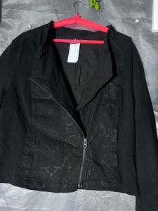 Stylish Black Moto Jacket