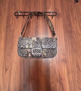 H&M Stylish Animal Print Shoulder Bag