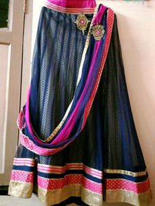 Girls Lehenga,Ethnic Wear, Embroidery  Stone Work