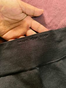 Black High-Waisted Shaping Shorts