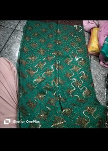 Embellished Green Saree spi offer 🎉 buy 1 get one