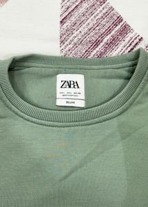 ZARA Olive Green Sweatshirt