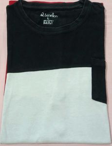 Benetton Color Block T-Shirt