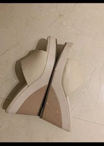 Stylish Beige Slip-On Sandals