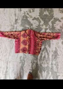 Silk Patiyala Pathani Kurta Set With Kothi