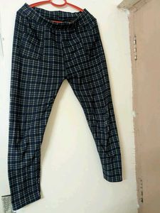 Checkered Casual Pants
