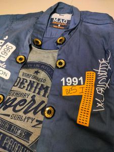 2 Piece Shirt &amp; Jeans For Kids Wear