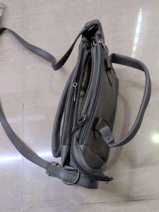 Stylish Grey Handbag
