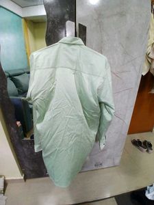 Light Green Button-Down Shirt
