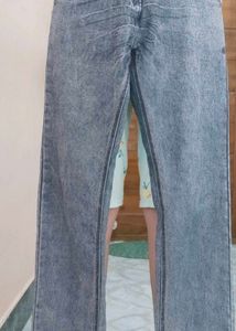 Wide Leg Acid Wash Jeans