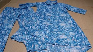 Stylish Summer Sky Blue Cord-set