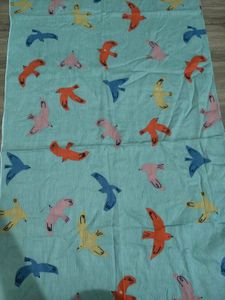 Light green Bird Print stole