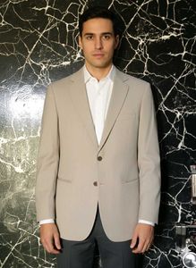Beige Blazer - Men's Classic Style