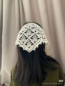 Boho Crochet Hair Scarf Bandana