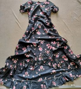 Oomph! Women'S Crepe Wrap Maxi Dress