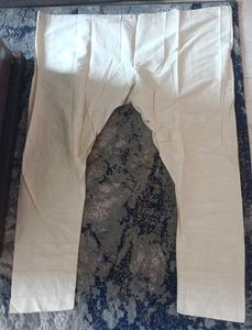 Men's Cream Ethnic Pants
