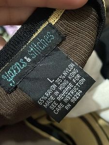 korean style imported Striped Open Front Cardigan