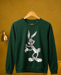 Bugs Bunny Graphic Print Sweatshirt