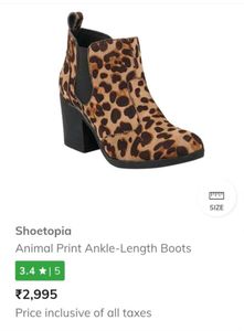 Stylish Leopard Print Ankle Boots