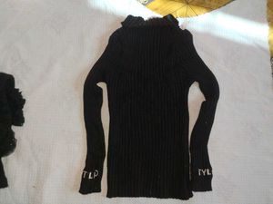 Combo of 3 Girls Winter Tops (4-5 Y)