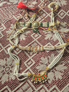 Traditional Pearl & Kundan Jewellery Set
