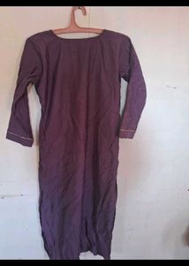 Beautiful Lavender Kurta Set with Dupatta