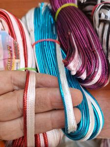 combo of 5 metalic piping cords