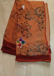 Beautiful Floral Print Saree