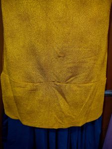 Stylish Yellow &amp; Blue Dress