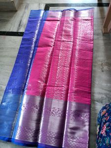 Royal Blue Silk Saree