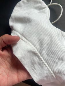 white spots bra