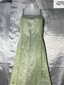 Elegant Green Maxi Dress