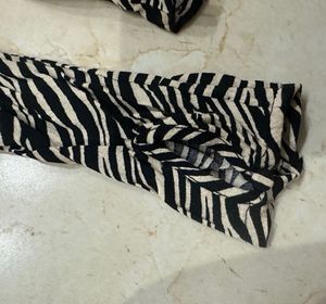 H&amp;M Zebra Print Mini Dress