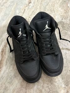 Black High-Top Sneakers