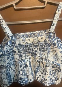 Westside- Boho Print Crop Top