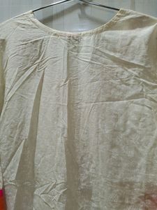 L size New Front Embroidery Kurta