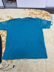 Boys' Teal Graphic T-Shirt &amp; Navy Shorts Set