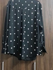 Marks &amp; Spencer Dot Button-Up Shirt