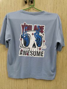 Grey "You Are Awesome" T-Shirt